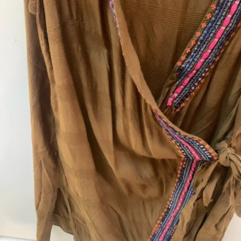 Anthropologie Maeve Liviana Tunic Wrap Sleeveless Top XS - Picture 9 of 11